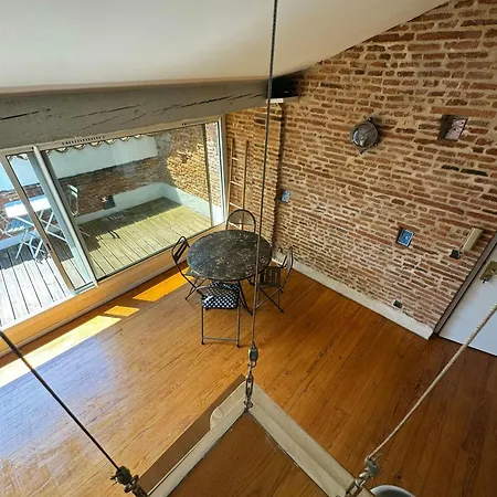 Loft De Charme Climatise Et Sa Terrasse Appartement
