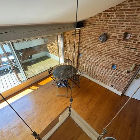 Апартаменты Loft De Charme Saint Cyprien - Clim - Terrasse Тулуза