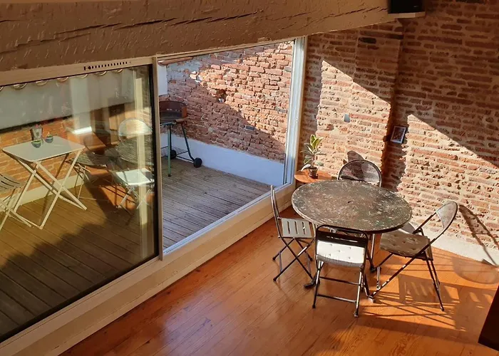 Loft De Charme Climatisé Et Sa Terrasse
