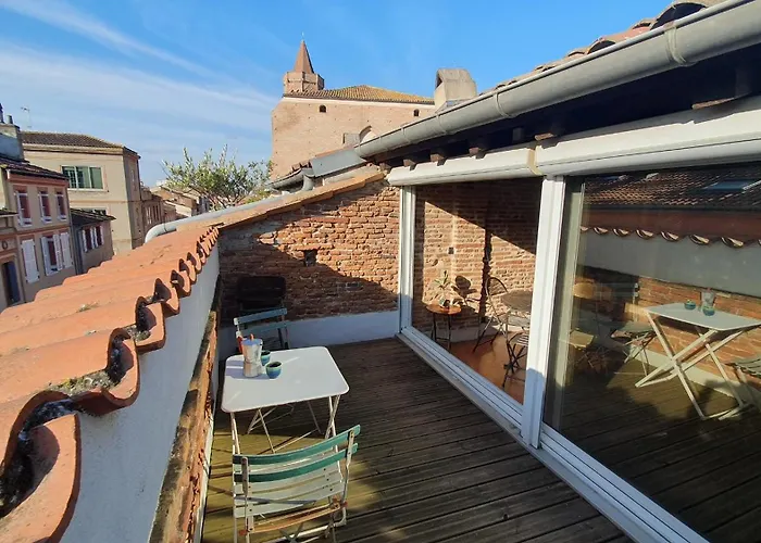 Loft De Charme Climatisé Et Sa Terrasse *