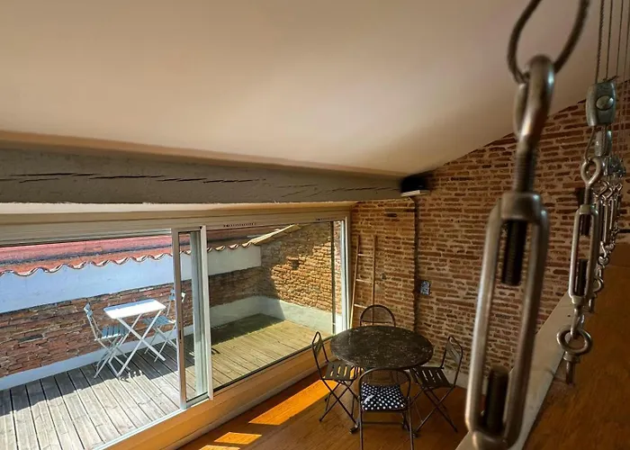Loft De Charme Climatisé Et Sa Terrasse Appartement Toulouse