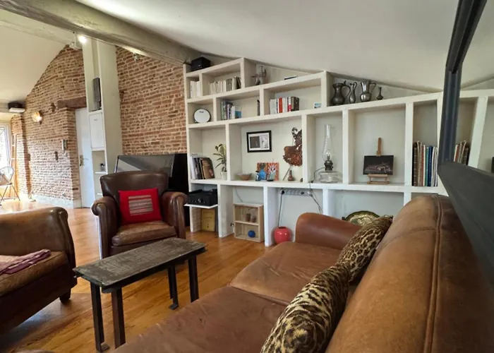 Loft De Charme Climatisé Et Sa Terrasse *