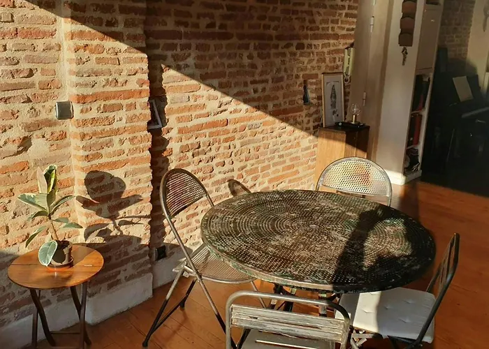 Loft De Charme Climatisé Et Sa Terrasse Appartement *