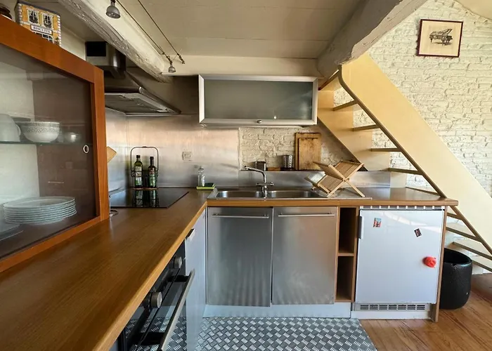 Loft De Charme Climatisé Et Sa Terrasse Appartement